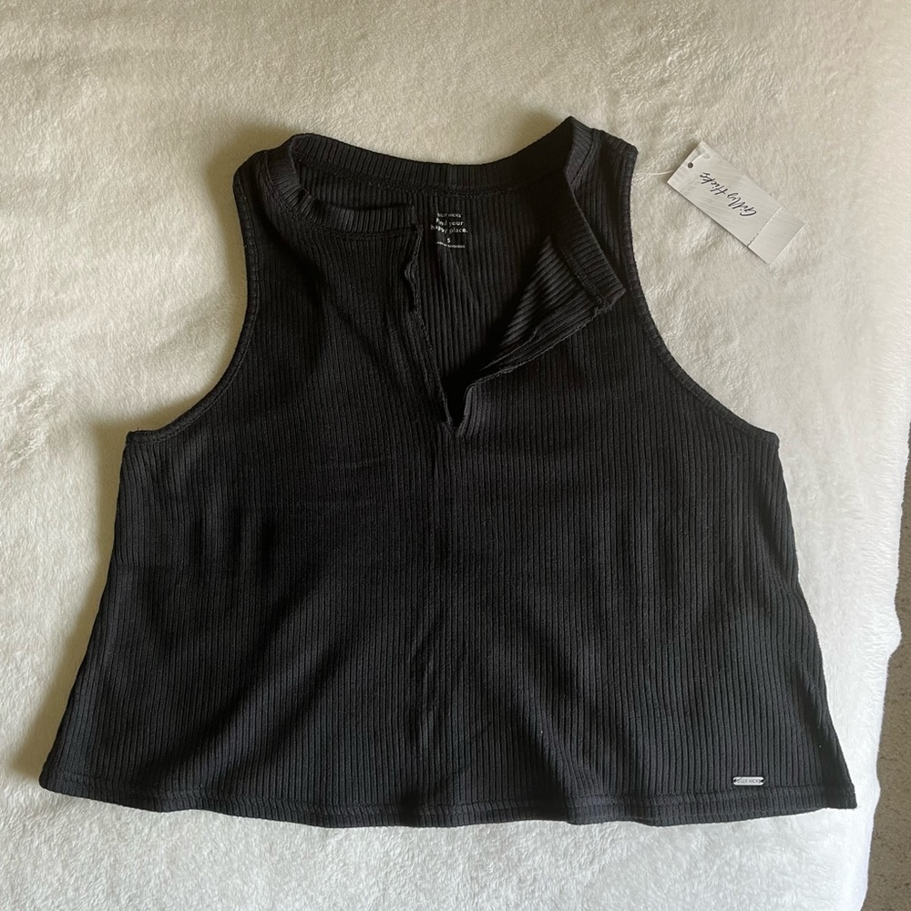 NWT Gilly Hicks Cozy Ribbed Tank Size S